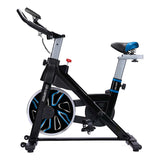 NNEDPE PowerTrain RX-600 Exercise Spin Bike Cardio Cycle - Blue