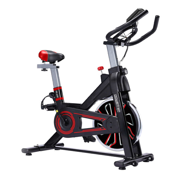 NNEDPE Powertrain RX-600 Exercise Spin Bike Cardio Cycle - Red