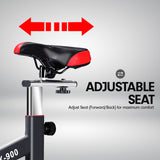 NNEDPE Powertrain RX-900 Exercise Spin Bike Cardio Cycling - Red