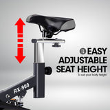 NNEDPE Powertrain RX-900 Exercise Spin Bike Cardio Cycling - Silver