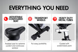 NNEDPE Powertrain RX-200 Exercise Spin Bike Cardio Cycling - Black