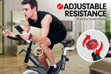 NNEDPE Powertrain RX-200 Exercise Spin Bike Cardio Cycling - Black