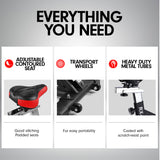 NNEDPE Powertrain RX-200 Exercise Spin Bike Cardio Cycling - Red