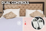 NNEDPE Stella Fleece 9 Level Heated Settings Electric Blanket - King
