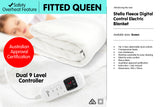 NNEDPE Stella Fleece Electric 9 Level Heated Settings Blanket - Queen