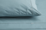 NNEKG 300TC Classic Percale Sheet Set (Sky Blue Queen)