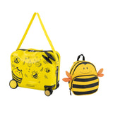 NNECW 2 PC Kids Luggage Set with Spinner Wheels for Boys & Girls