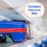 NNECW Hardside Rolling Suitcase with Spinner Wheels &amp Retractable Handle-Blue