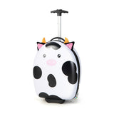 NNECW Hard Shell Carry On Travel Suitcase with 2 Flashing Wheels