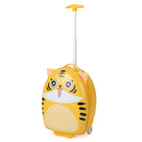 NNECW Kids Rolling Luggage with 2 Flashing Wheels and 2-Level Telescoping Handle