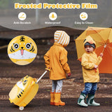 NNECW Kids Rolling Luggage with 2 Flashing Wheels and 2-Level Telescoping Handle