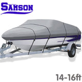 NNEDPE Samson Boat Cover Trailerable Heavy Duty 14-16FT