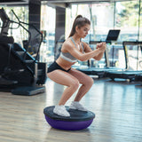 NNEDPE Powertrain Fitness Yoga Ball Home Gym Workout Balance Trainer Purple