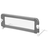 NNECW Foldable Baby Bed Rail for Toddlers with Soft Foam-White