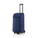 NNECW Folding Shopping Cart with 38 L Waterproof Bag for Grocery-Blue