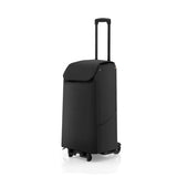 NNECW Folding Shopping Cart with 38 L Waterproof Bag for Grocery-Black