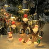 NNETM Christmas Snow Globe String Lights for Magical Holiday Décor