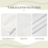 Transform Your Table with 1pc Merry Christmas Polyester Tablecloth