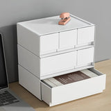 NNETM Stackable Bedroom Bedside Drawer Organizer - White (1pc)