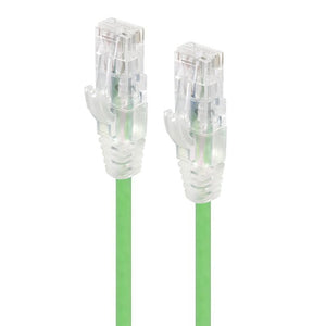 NNEIDS CAT6 28AWG GREEN PATCH LEAD 2M SLIM