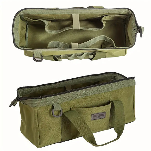 NNETM Portable Army Green Oxford Canvas Tool Storage Bag