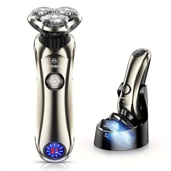 NNETM Advanced Electric Shaver for Men with Clean Charge Station