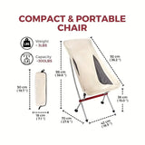 NNETM Portable Camping Chair - Lightweight Foldable Backpack Beach Chair