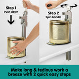 NNEDPE Heavy Duty Can Opener Kitchen Tool Counter Bench Top