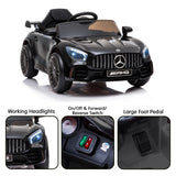 NNEDPE Mercedes Benz Licensed Kids Electric Ride On Car Remote Control Black
