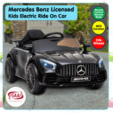 NNEDPE Mercedes Benz Licensed Kids Electric Ride On Car Remote Control Black