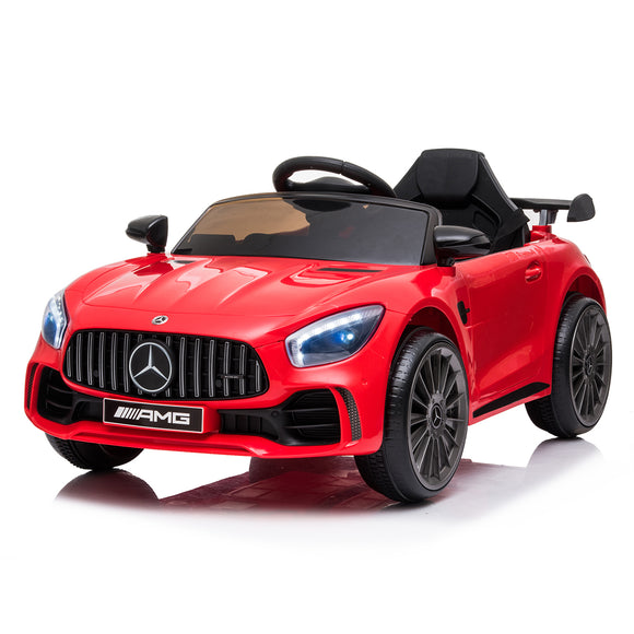 NNEDPE Mercedes Benz Licensed Kids Electric Ride On Car Remote Control Red