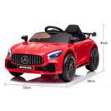 NNEDPE Mercedes Benz Licensed Kids Electric Ride On Car Remote Control Red