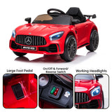 NNEDPE Mercedes Benz Licensed Kids Electric Ride On Car Remote Control Red