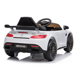 NNEDPE Mercedes Benz Licensed Kids Electric Ride On Car Remote Control White