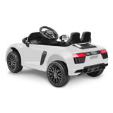 NNEDPE R8 Spyder Audi Licensed Kids Electric Ride On Car Remote Control White