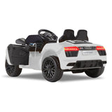 NNEDPE R8 Spyder Audi Licensed Kids Electric Ride On Car Remote Control White