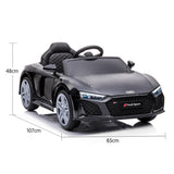 NNEDPE Audi Sport Licensed Kids Electric Ride On Car Remote Control Black