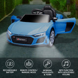NNEDPE Audi Sport Licensed Kids Electric Ride On Car Remote Control Blue