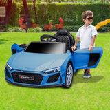 NNEDPE Audi Sport Licensed Kids Electric Ride On Car Remote Control Blue
