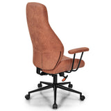 NNECW Ergonomic Office Chair with Adjustable High Backrest for Home Office Reddish
