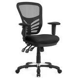 NNECW Ergonomic Mesh Recliner Chair with Adjustable Backrest for Gaming