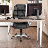 NNECW Ergonomic Leather Chair with Adjustable Height for Office