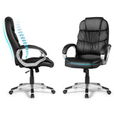 NNECW Ergonomic Leather Chair with Adjustable Height for Office