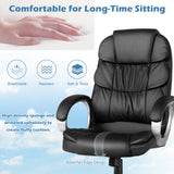 NNECW Ergonomic Leather Chair with Adjustable Height for Office