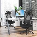 NNECW Ergonomic High Back Mesh Office Chair with Adjustable Lumbar Support for Home Office