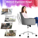 NNECW Rolling Velvet Leisure Chair with Armrest for Living Room & Bedroom