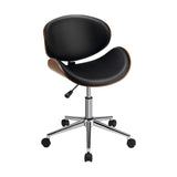 NNECW Modern Computer Chair with Curved Swivel Seat for Home & Office