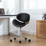 NNECW Modern Computer Chair with Curved Swivel Seat for Home & Office