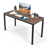 NNECW 140cm x 60cm Large Meeting Room Table Conference Table with Heavy Duty Steel Frame