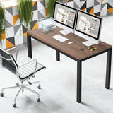 NNECW 140cm x 60cm Large Meeting Room Table Conference Table with Heavy Duty Steel Frame
